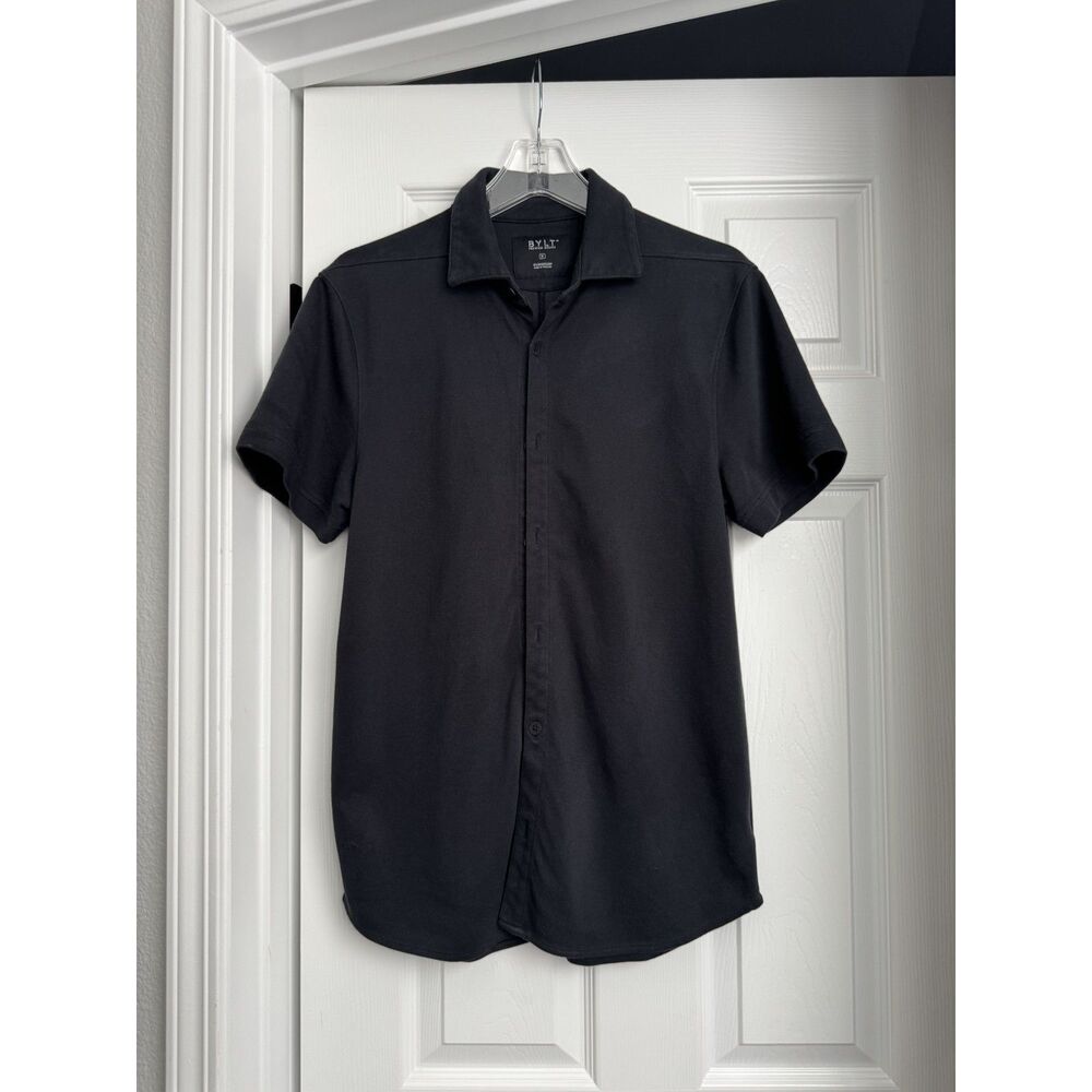 BYLT Premium Black Button Down Shirt M